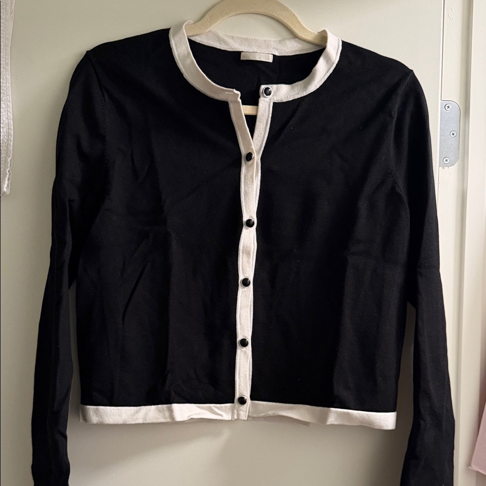 Black and White Cardigan